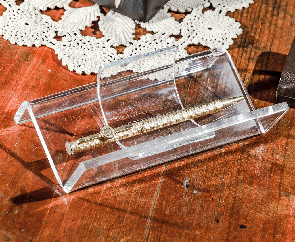 Porta pluma individual de acrílico