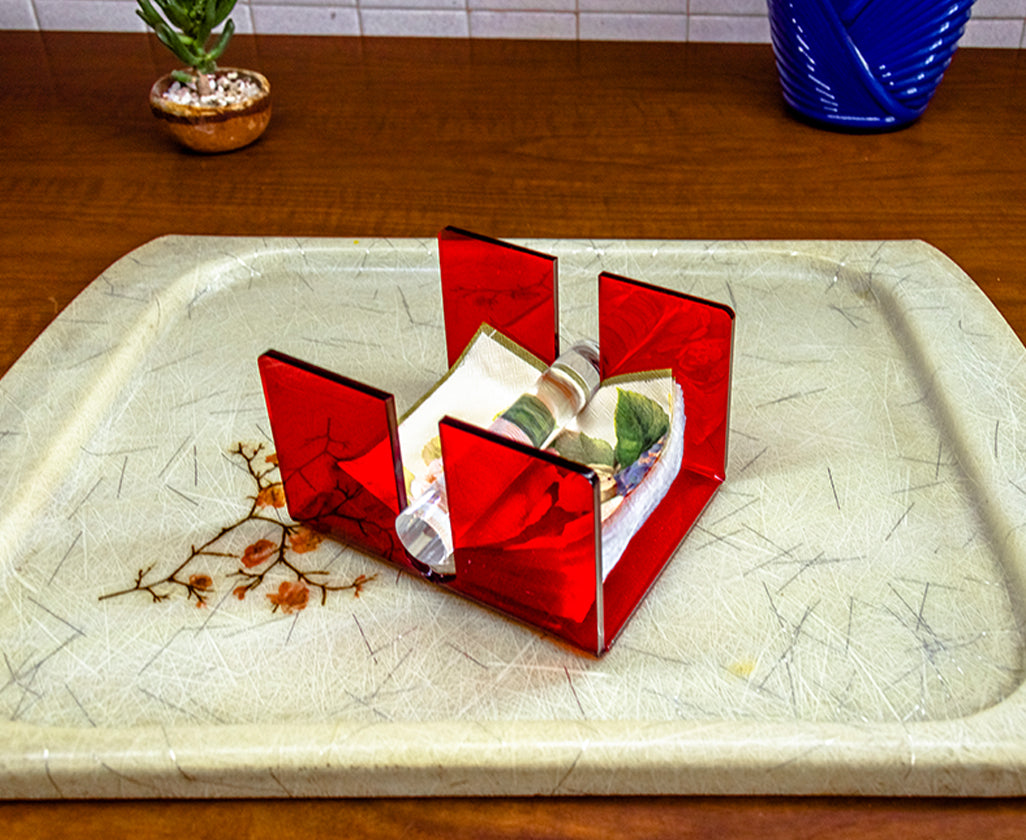 Servilletero de acrílico