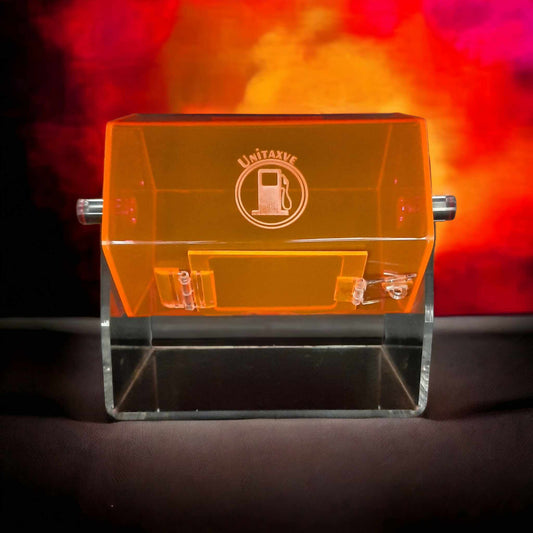 Tombola de acrilico grabada