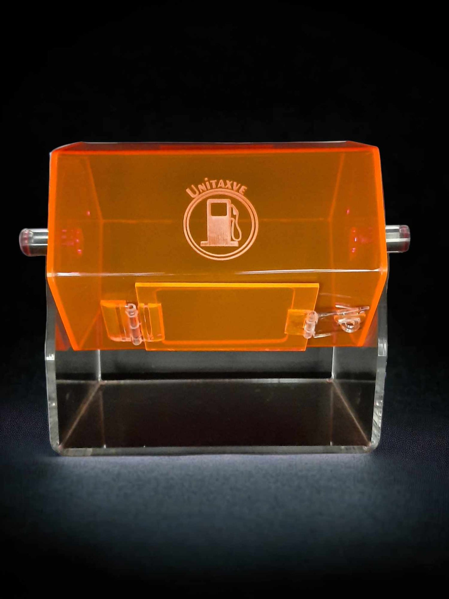 Tombola de acrilico grabada