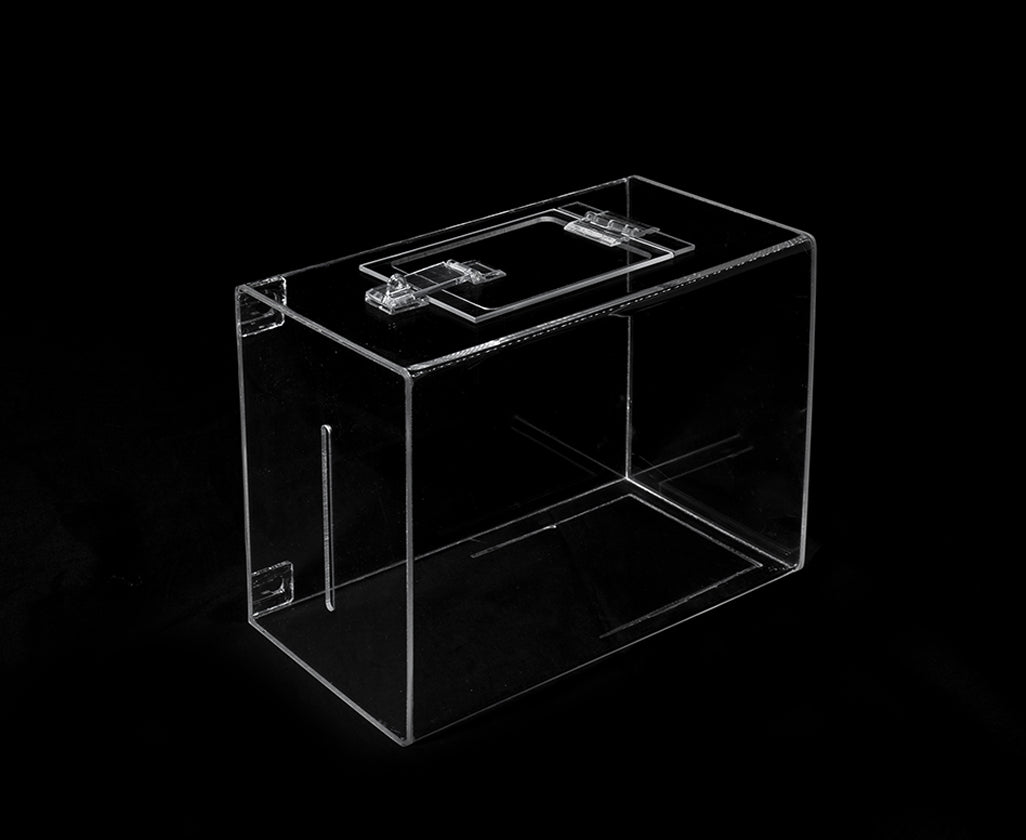 Buzón grande de acrílico