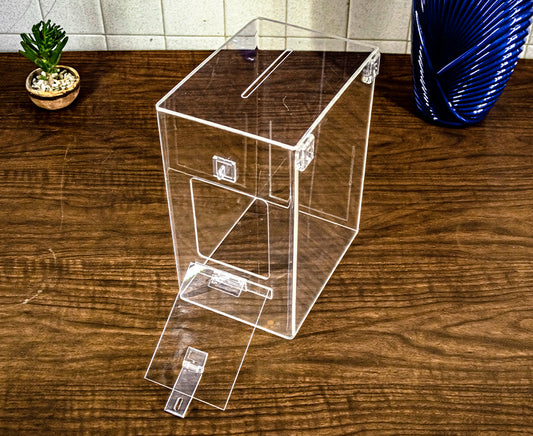 Buzón grande de acrílico