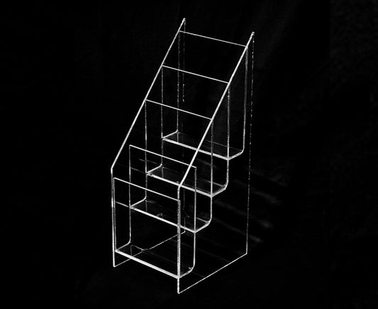 Folletero de torre de acrílico