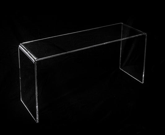Mesa rectangular de acrílico