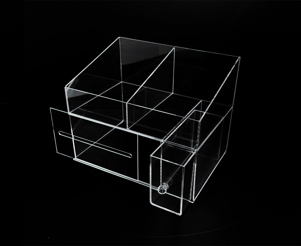 Organizador de cosméticos de acrílico