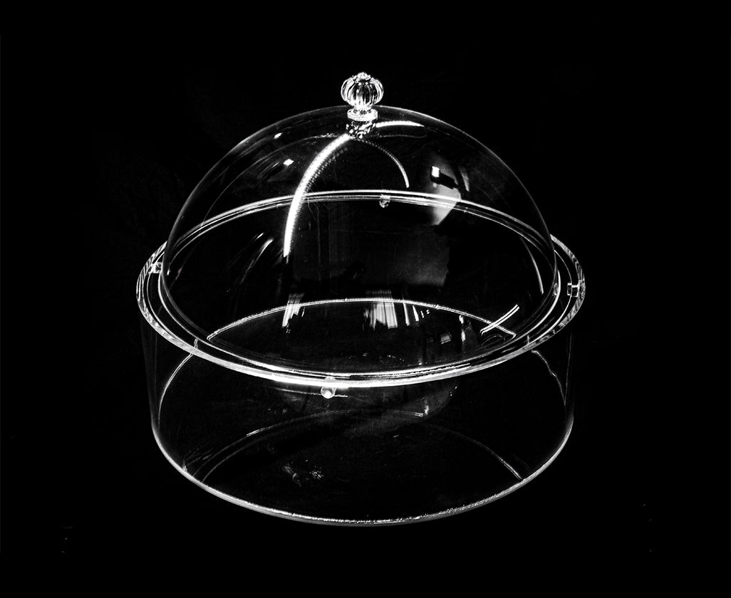 Panera redonda de acrílico