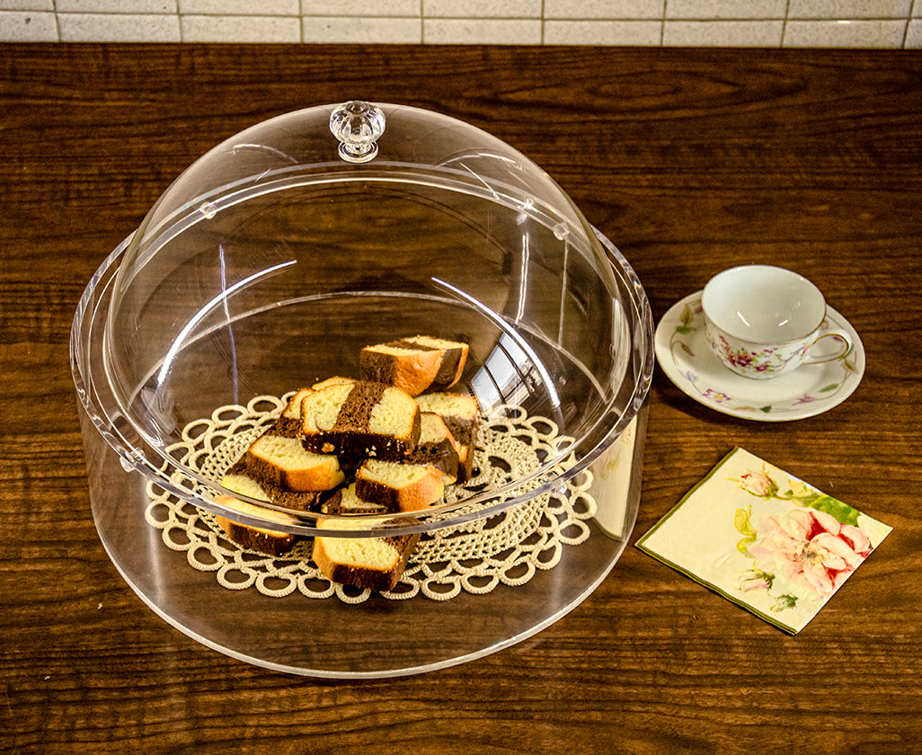 Panera redonda de acrílico