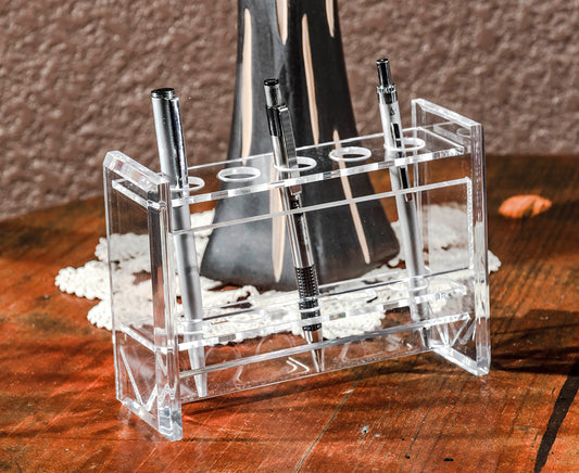 Porta pluma deluxe de acrílico