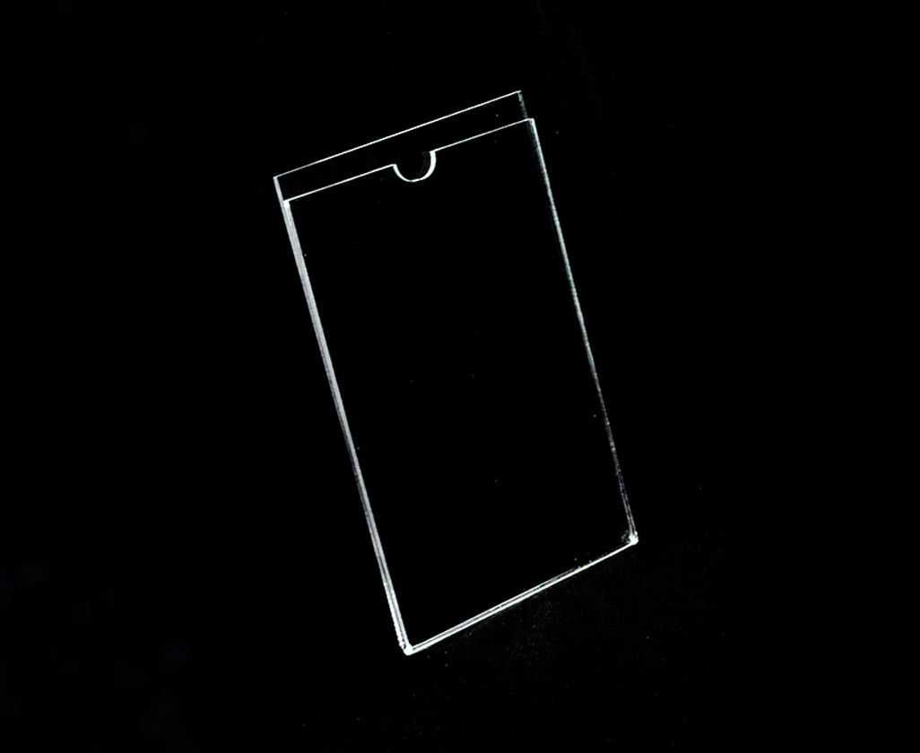 Porta hojas de pared de acrílico