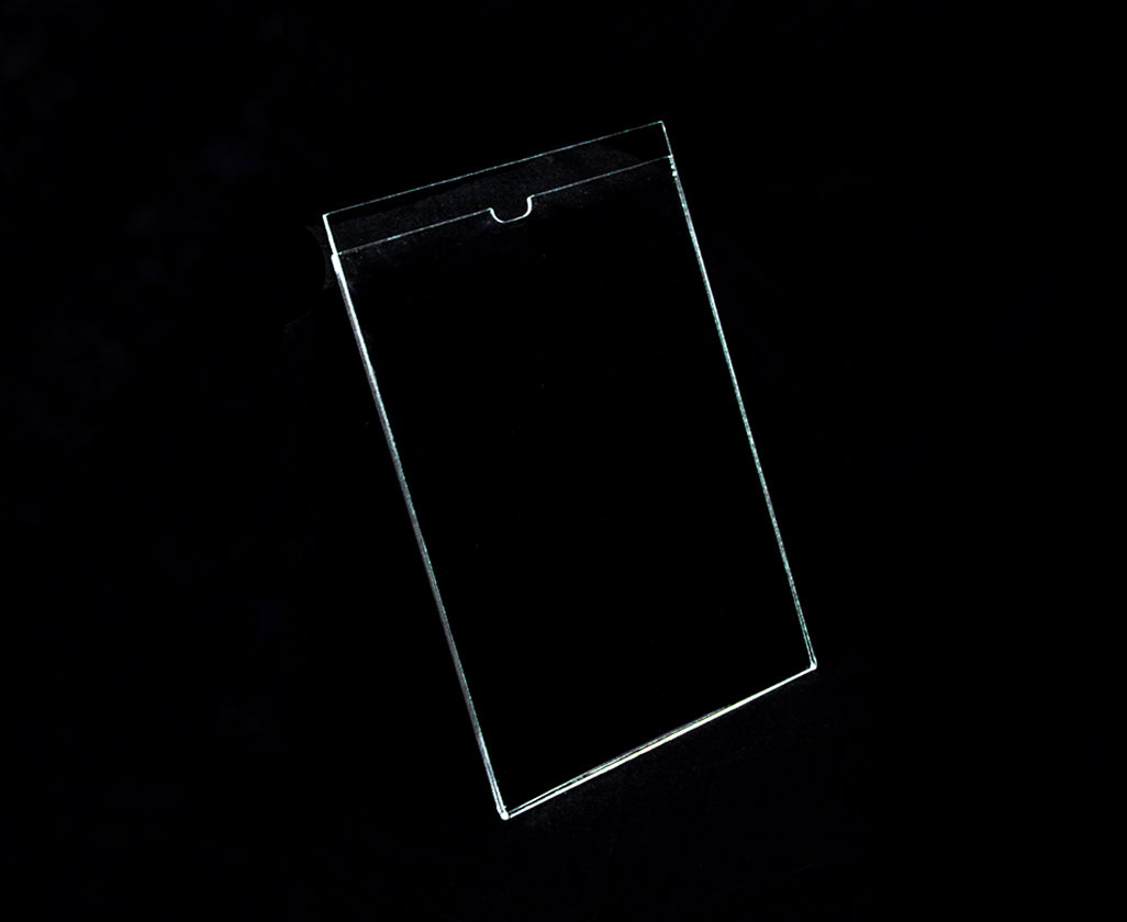 Porta hojas de pared de acrílico