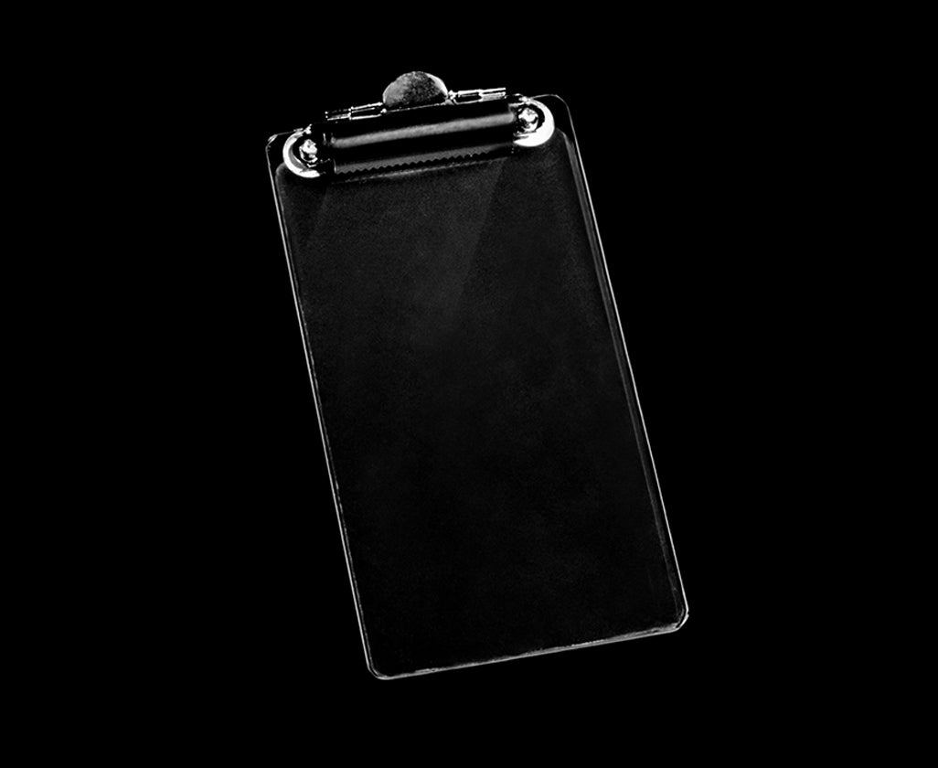 Portapepeles chico de acrílico