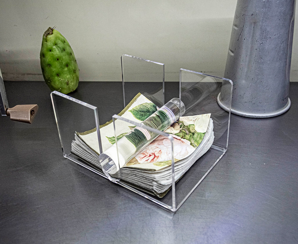 Servilletero de acrílico 