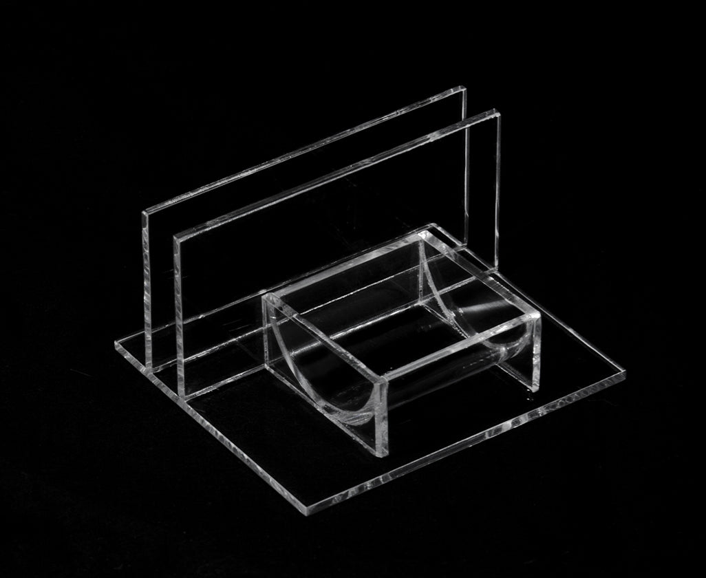 Tarjetero con porta clips