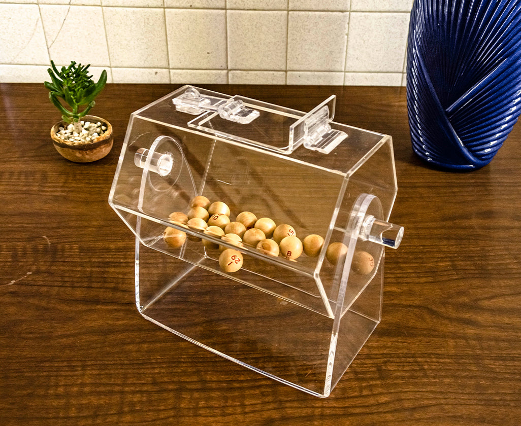 Tómbola de acrílico