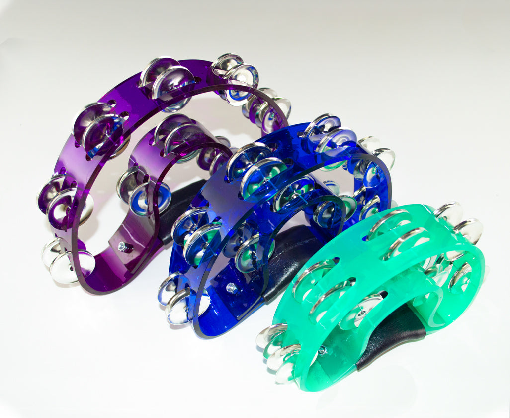 Pandero de media luna en diferentes tamaños y colores