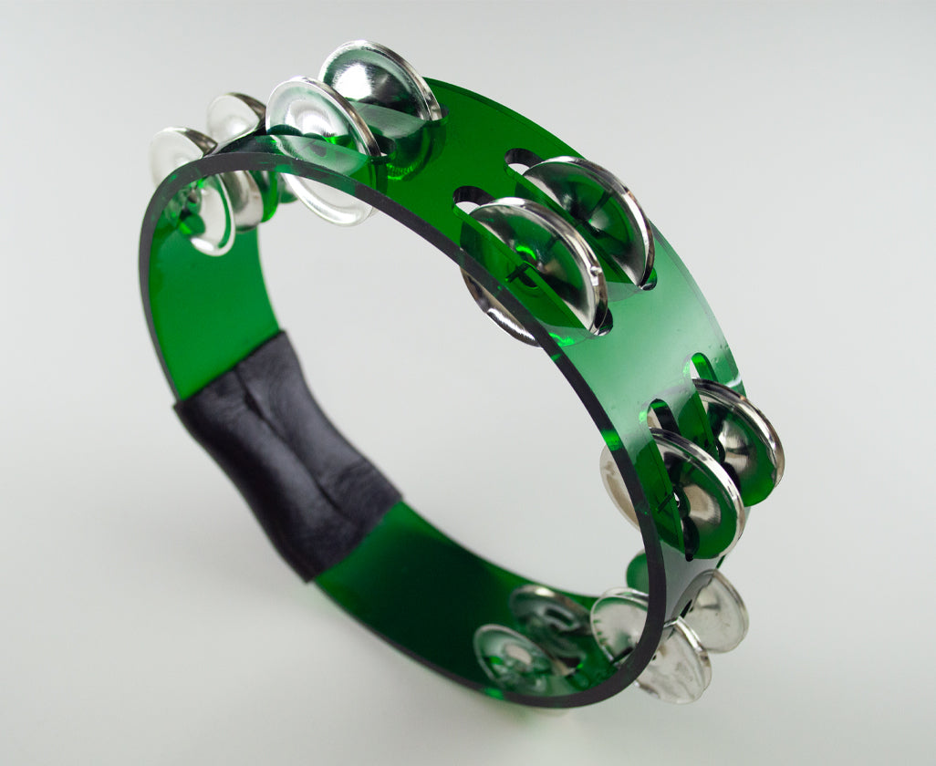 Panderos redondos de acrílico en diferentes tamaños y colores